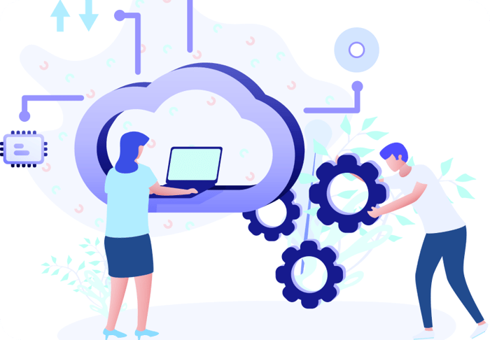 cloud integration illustration